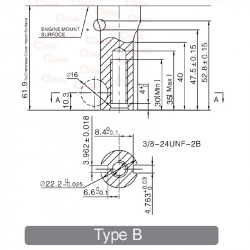 BS MOTOR VGRADNI 500 E-SERIES-3,5KS-140CCM,OHV-VERTIKAL,KOSILNICA-22,2X62MM IZHOD GREDI