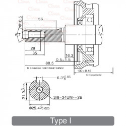 LONCIN MOTOR VGRADNI 13,0KS-390CCM,OHV-HORIZONTALNI-25,4MM/1"IZHOD GREDI