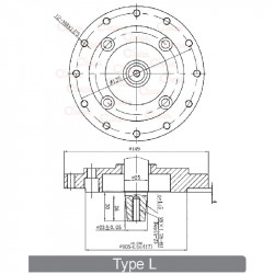 LONCIN MOTOR VGRADNI 6,5KS-200CCM,OHV-HORIZONTALNI,KONUSNI IZHOD GREDI S PRIROBNICO ACME,MUTA
