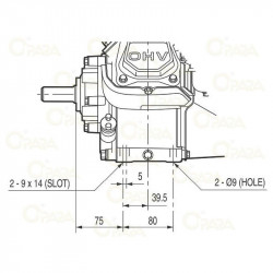 LONCIN MOTOR VGRADNI RACING 196CCM,OHV-HORIZONTALNI,REDUKTOR PRENOS VERIGA,GOKART
