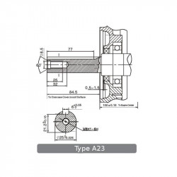 LONCIN MOTOR VGRADNI,ZIMSKI-302CCM-6,2KW/9,5KS-GRED 25MMX85MM,ELEKTRO ZAGON