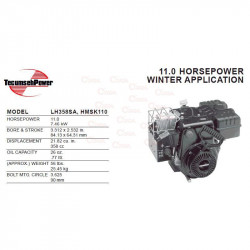 TECUMSEH MOTOR VGRADNI HS 11KS-9-26 HVA ,ZIMSKI MODEL